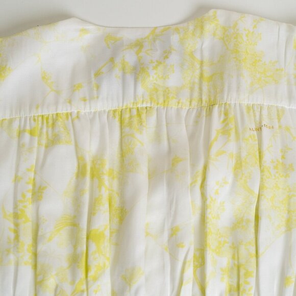 ✨ All Saints Mini Dress Demi Marama Citrus Yellow - Picture 11 of 13